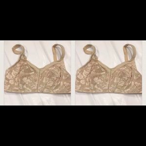 2 Wacoal Awareness Full figure wire Free Bras